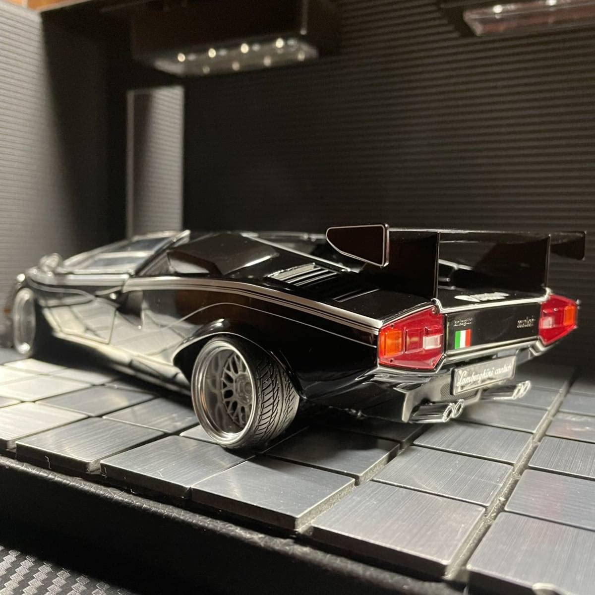 京商 1/18 ランボルギーニ カウンタック LP500R (カスタム仕様) 京商 1/18 ランボルギーニ カウンタック LP5000 QV ブラック